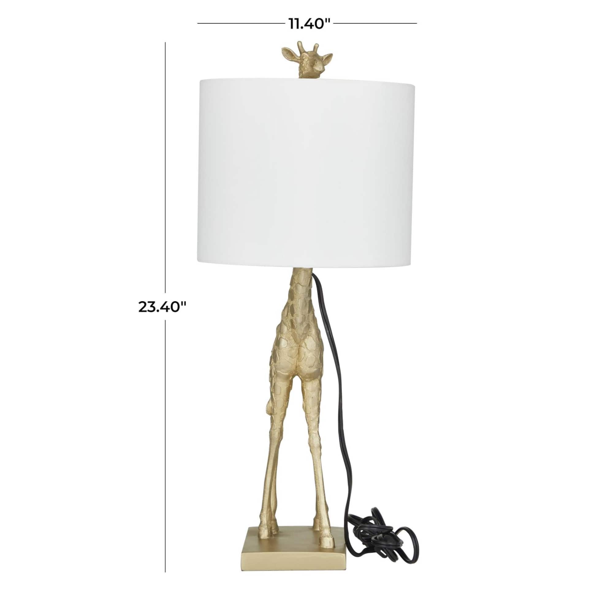 23" Gold Eclectic Accent Lamp
